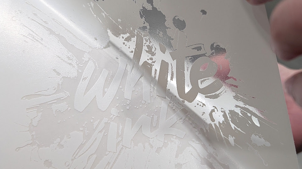 White Ink Decals